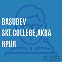 Basudev Skt.College,Akbarpur Logo