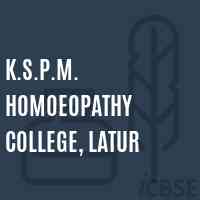 K.S.P.M. Homoeopathy College, Latur Logo