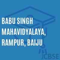 Babu Singh Mahavidyalaya, Rampur, Baiju College Logo
