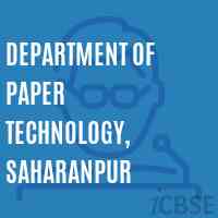 Department of Paper Technology, Saharanpur College Logo