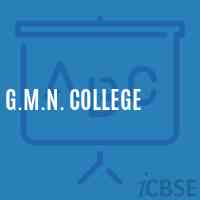 G.M.N. College Logo