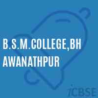 B.S.M.College,Bhawanathpur Logo