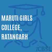 Maruti Girls College, Ratangarh Logo