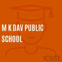 M K Dav Public School Logo
