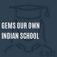 Gems Our Own Indian School Logo