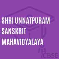 Shri Unnatpuram Sanskrit Mahavidyalaya College Logo