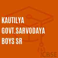 Kautilya Govt.Sarvodaya Boys Sr School Logo