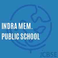 Indra Mem. Public School Logo