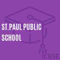 St.PAUL PUBLIC SCHOOL Logo