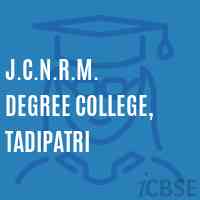 J.C.N.R.M. Degree College, Tadipatri Logo