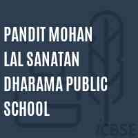 Pandit Mohan Lal Sanatan Dharama Public School Logo