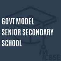 Govt Model Senior Secondary School Logo