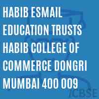 Habib Esmail Education Trusts Habib College of Commerce Dongri Mumbai 400 009 Logo
