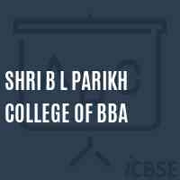 Shri B L Parikh College of Bba Logo