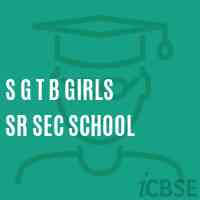 S G T B Girls Sr Sec School Logo