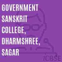 Government Sanskrit College, Dharmshree, Sagar Logo