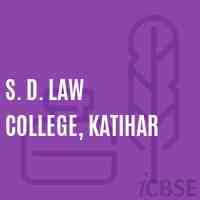 S. D. Law College, Katihar Logo