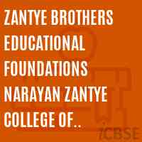 Zantye Brothers Educational Foundations Narayan Zantye College of Commerce Bicholim Logo