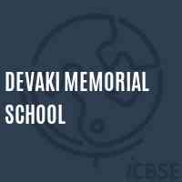 Devaki Memorial School Logo