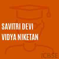 Savitri Devi Vidya Niketan School Logo