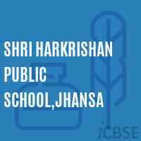Shri Harkrishan Public School,Jhansa Logo