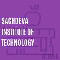 Sachdeva Institute of Technology Logo