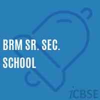 Brm Sr. Sec. School Logo