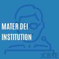 Mater Dei Institution School Logo