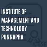 Institute of Management and Technology Punnapra Logo