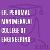 Er. Perumal Manimekalai College of Engineering Logo