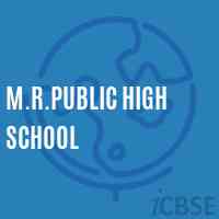 M.R.Public High School Logo
