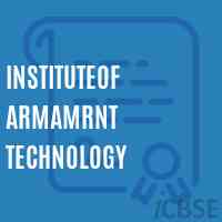 Instituteof Armamrnt Technology Logo
