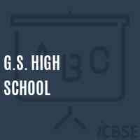 G.S. High School Logo