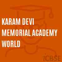Karam Devi Memorial Academy World School Logo