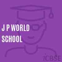 J P World School Logo