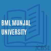 BML Munjal University Logo