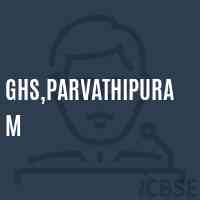 Ghs,Parvathipuram Secondary School Logo