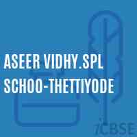 Aseer Vidhy.Spl Schoo-Thettiyode Middle School Logo