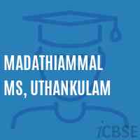 Madathiammal Ms, Uthankulam Middle School Logo