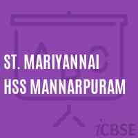 St. Mariyannai Hss Mannarpuram High School Logo
