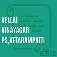 Vellai Vinayagar Ps,Vetarampatti Primary School Logo