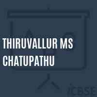 Thiruvallur Ms Chatupathu Middle School Logo