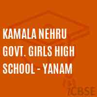Kamala Nehru Govt. Girls High School - Yanam Logo