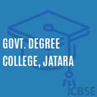 Govt. Degree College, Jatara Logo