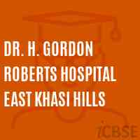 Dr. H. Gordon Roberts Hospital East Khasi Hills College Logo