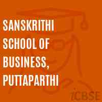 Sanskrithi School of Business, Puttaparthi Logo