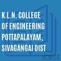 K.L.N. College of Engineering Pottapalayam, Sivagangai Dist Logo