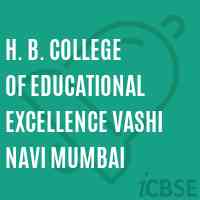 H. B. College of Educational Excellence Vashi Navi Mumbai Logo