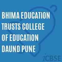 Bhima Education Trusts College of Education Daund Pune Logo