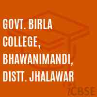 Govt. Birla College, Bhawanimandi, Distt. Jhalawar Logo